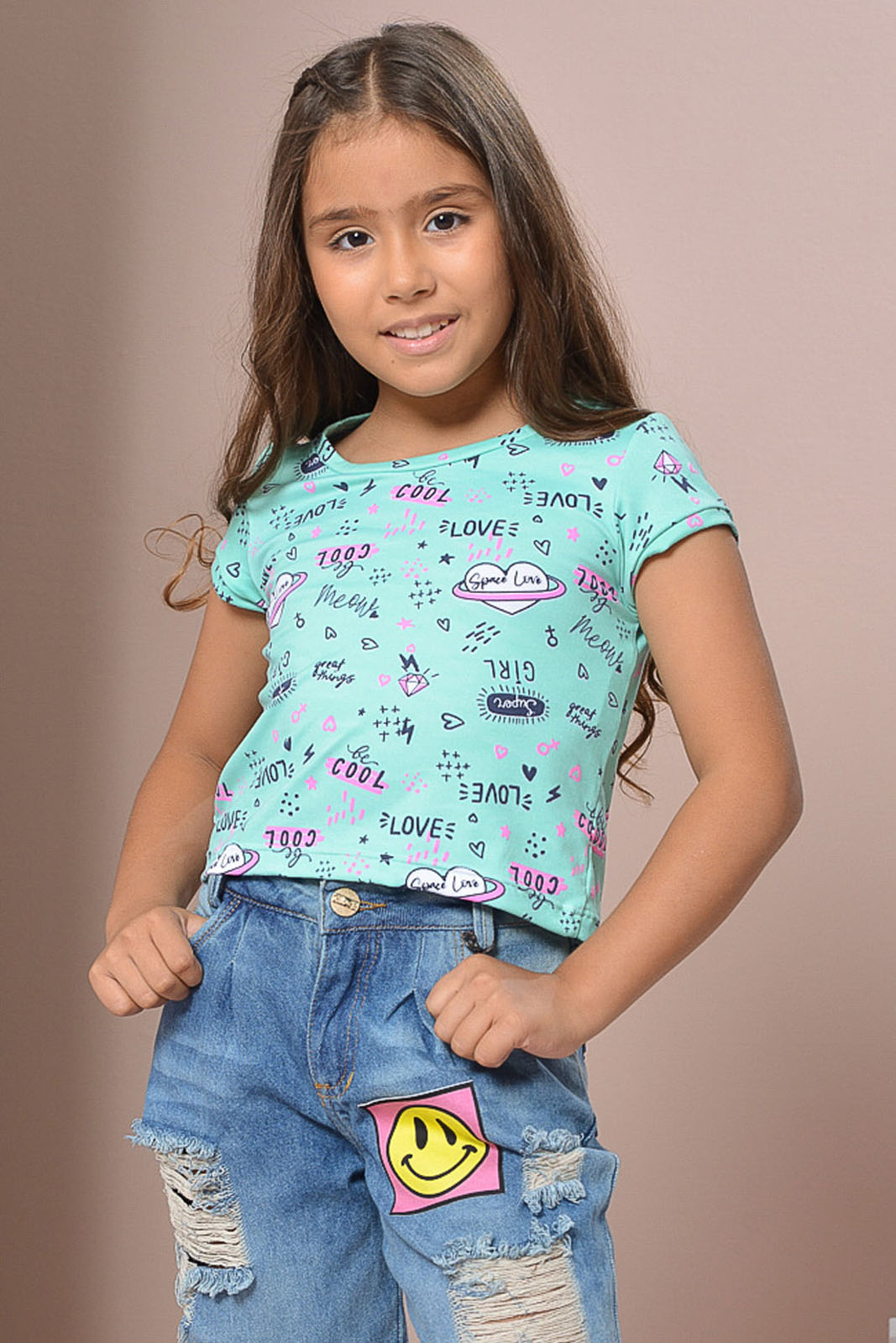 Galaxy Commerce - Blusa para Niña Verde marca Chica Chic GB4012