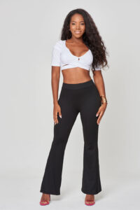 Galaxy Commerce - Pantalon para Mujer Negro marca Chica Chic MP3412