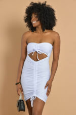 Galaxy Commerce - Vestido para Mujer Blanco marca Chica Chic MV2444
